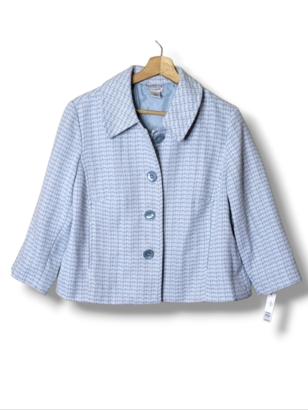 NWT Kim Rogers Short Knit Blazer Jacket Size 12P